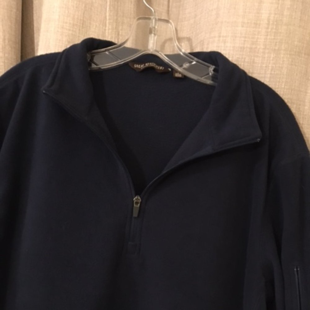 Great Northwest Fleece Jacket, 1/4 Zip, Dark Blue, Size Large, NWT